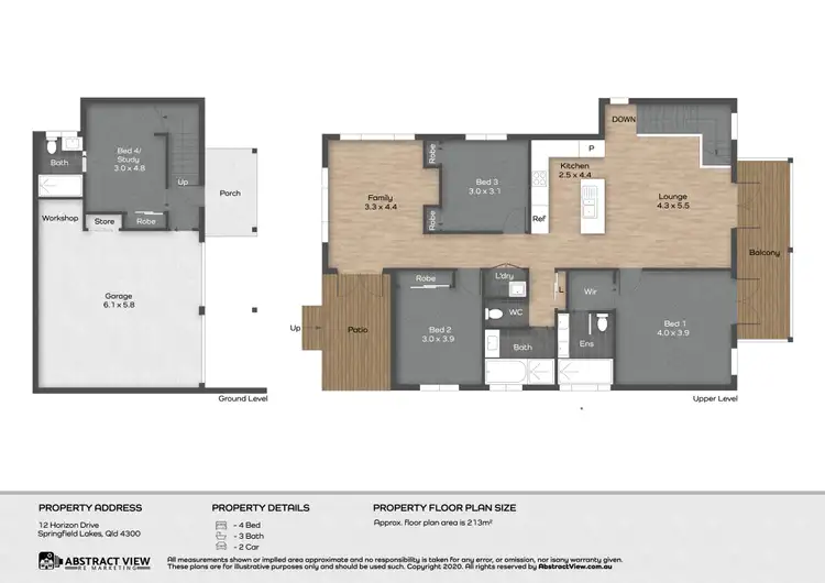 Floorplan of Homely house listing, 12 Horizon Drive, Springfield Lakes QLD 4300