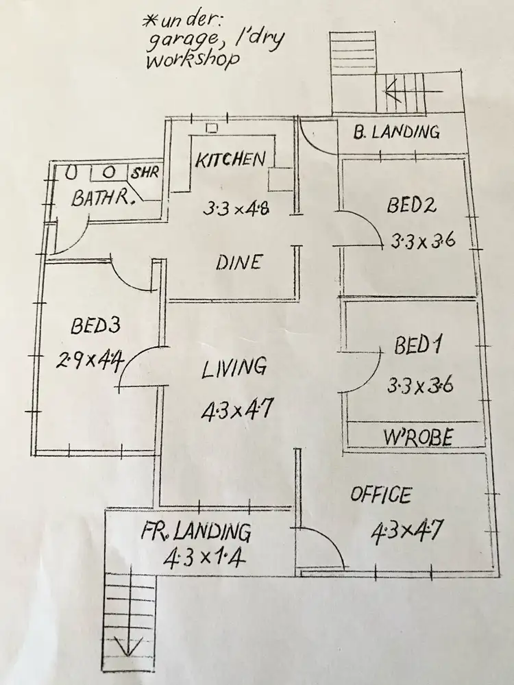 Floorplan of Homely house listing, 39B Omar Street, West Ipswich QLD 4305