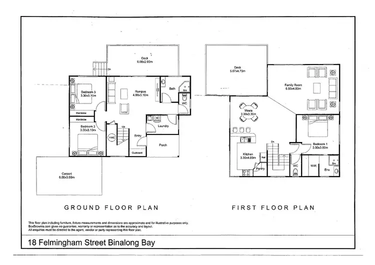 Floorplan of Homely house listing, 18 Felmingham Street, Binalong Bay TAS 7216