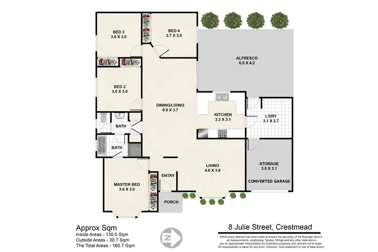 Floorplan of Homely house listing, 8 Julie Street, Crestmead QLD 4132