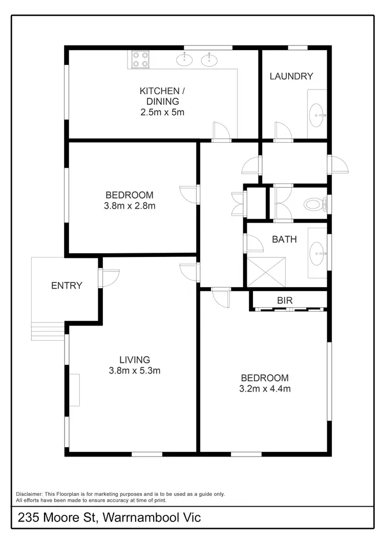 Floorplan of Homely house listing, 235 Moore Street, Warrnambool VIC 3280