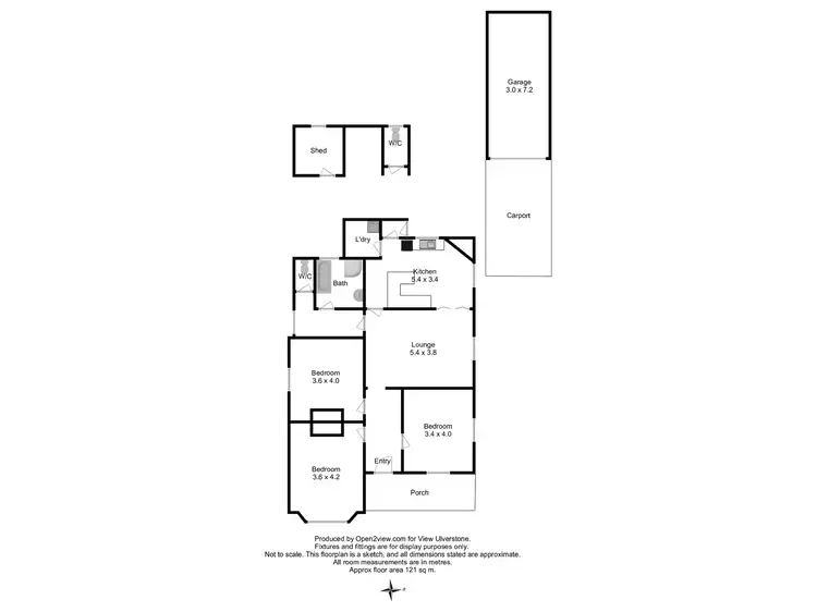 Floorplan of Homely house listing, 6 Fulton Street, Ulverstone TAS 7315