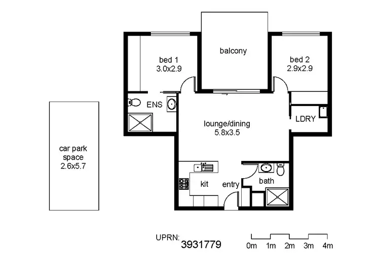 Floorplan of Homely apartment listing, Address available on request