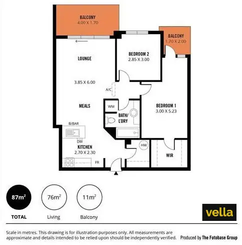 Floorplan of Homely apartment listing, 12/9 Ebenezer Place, Adelaide SA 5000