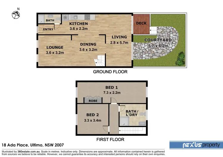 Floorplan of Homely house listing, 18 Ada Place, Ultimo NSW 2007