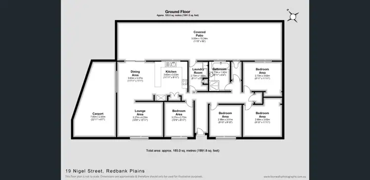 Floorplan of Homely house listing, 19 Nigel Street, Redbank Plains QLD 4301