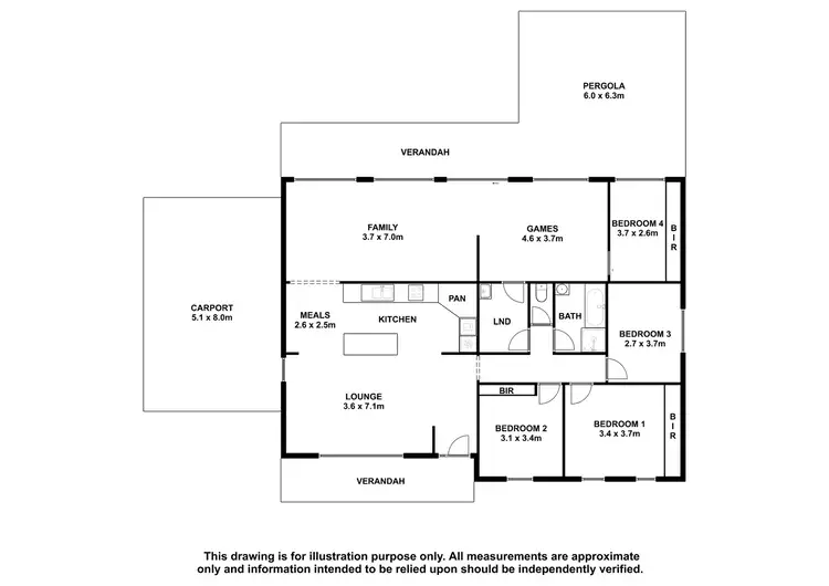 Floorplan of Homely house listing, 1 Wallis Street, Millicent SA 5280