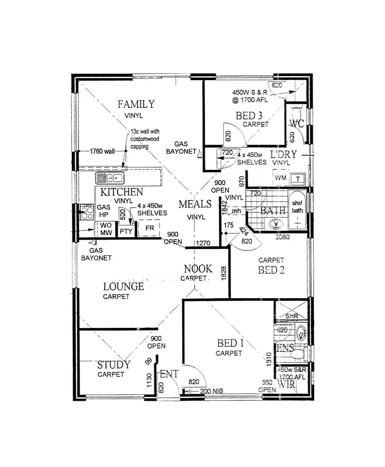 Floorplan of Homely house listing, 10 Mattner Square, Lockridge WA 6054