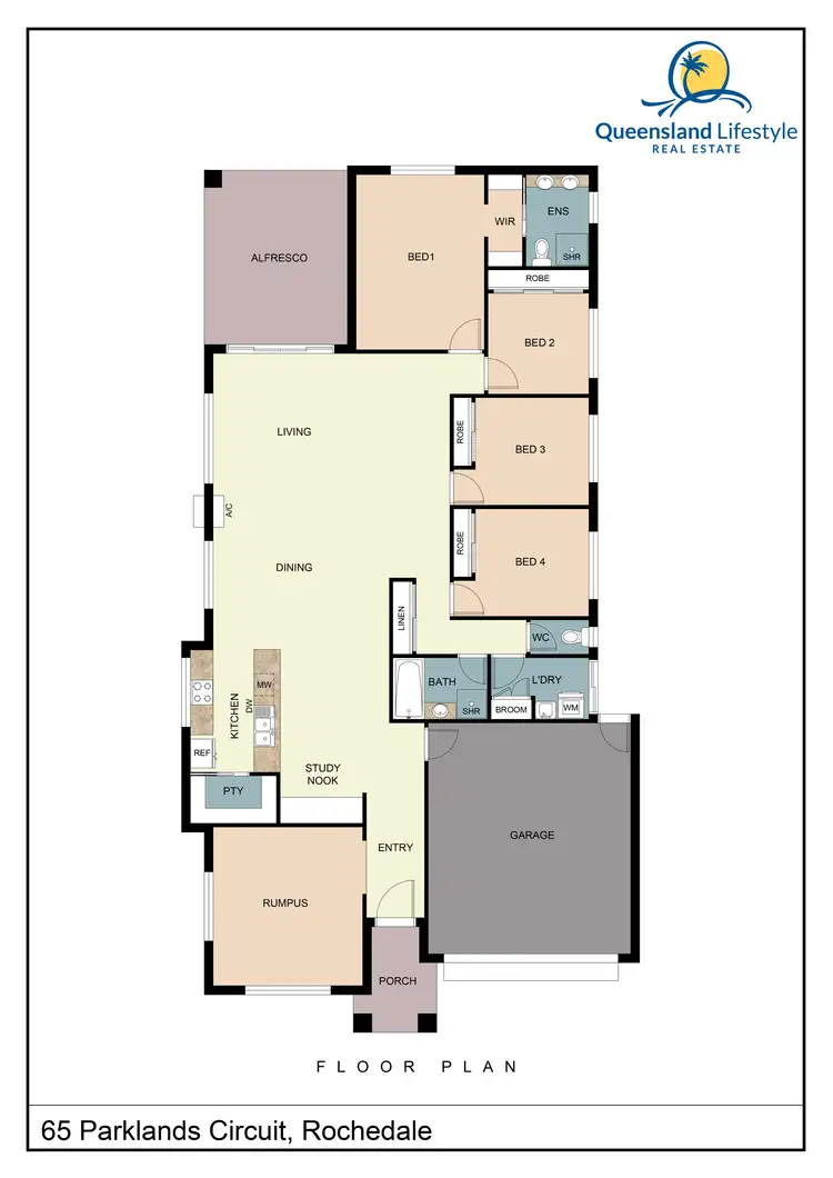 Floorplan of Homely house listing, 65 Parklands Circuit, Rochedale QLD 4123