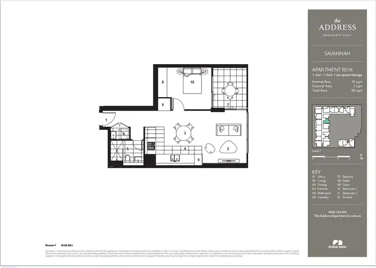 Floorplan of Homely apartment listing, 716/13 Verona Dr, Wentworth Point NSW 2127