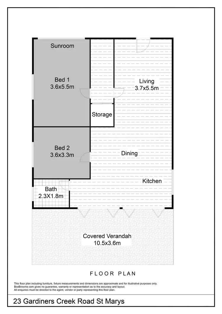 Floorplan of Homely house listing, 23 Gardiners Creek Road, St Marys TAS 7215