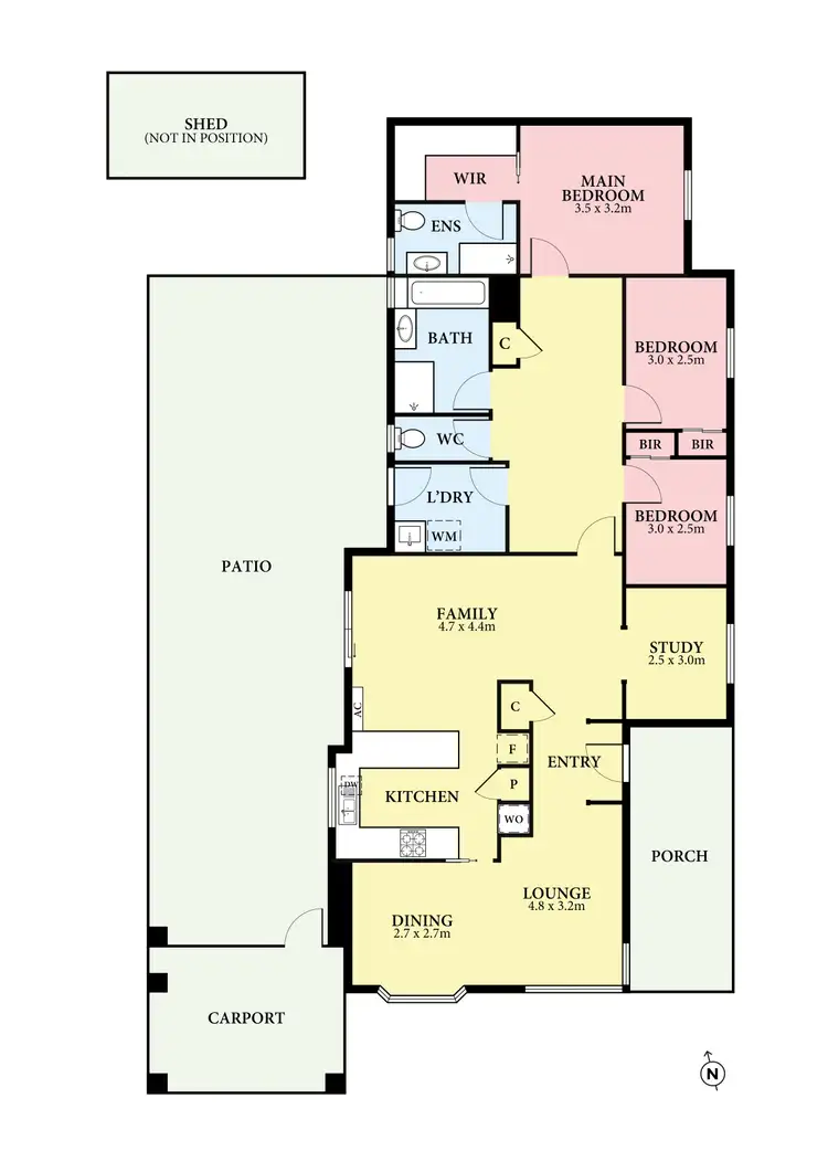 Floorplan of Homely house listing, 8 Fantail Place, South Morang VIC 3752