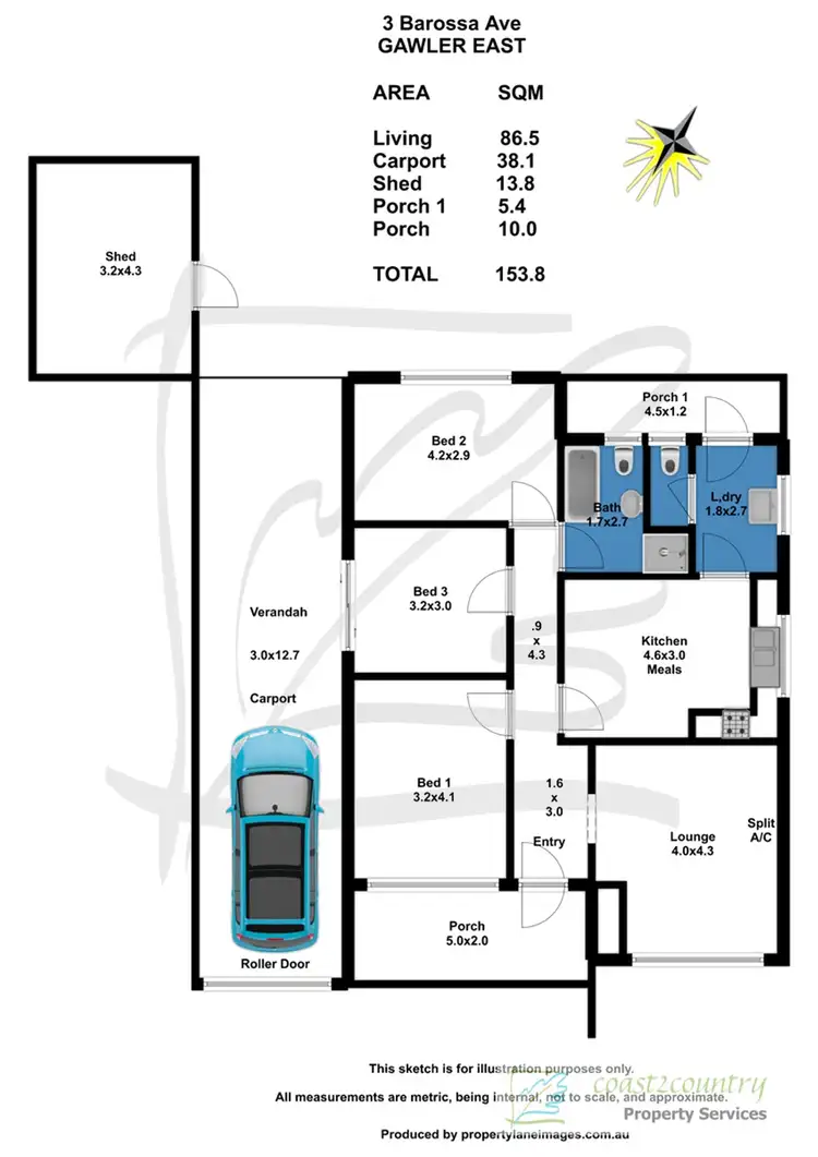 Floorplan of Homely house listing, 3 Barossa Avenue, Gawler East SA 5118