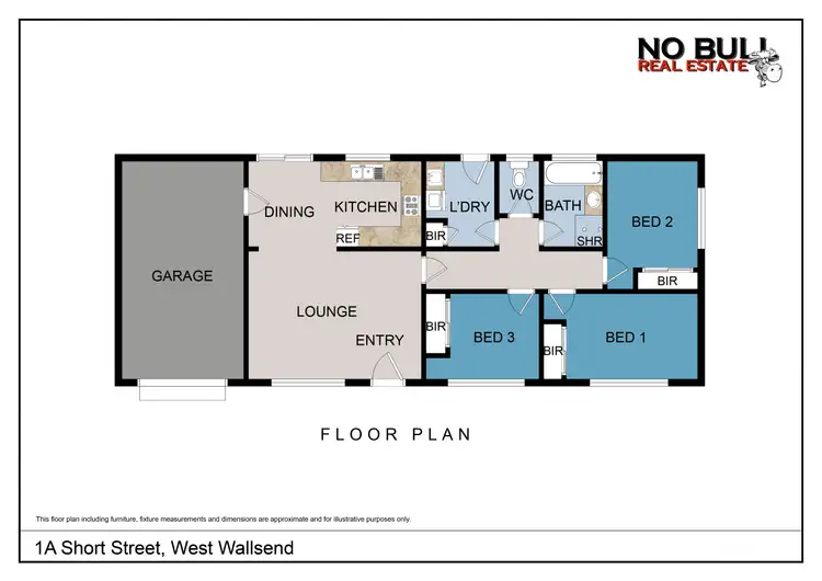 Floorplan of Homely house listing, 1A Short Street, West Wallsend NSW 2286