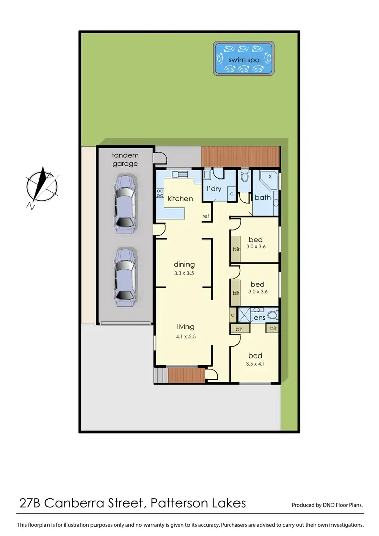 Floorplan of Homely house listing, 27B Canberra Street, Patterson Lakes VIC 3197