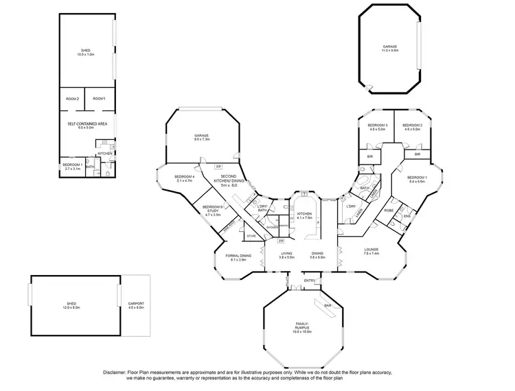 Floorplan of Homely rural property listing, 196 Mount Percy Road, Compton SA 5291