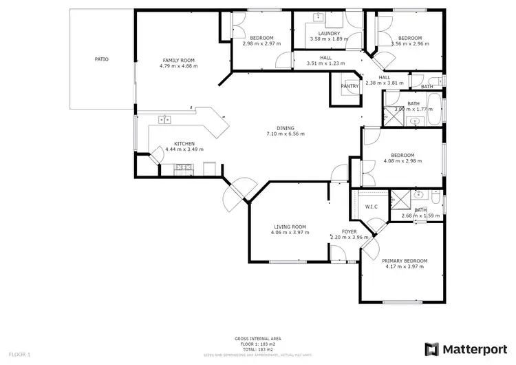 Floorplan of Homely house listing, 3/16 Oberthur Street, South Kalgoorlie WA 6430