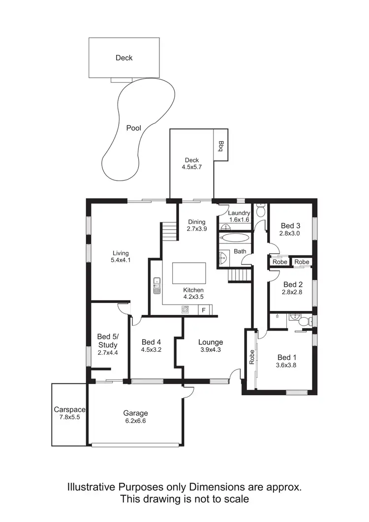 Floorplan of Homely house listing, 7 Brett Street, Mooroobool QLD 4870