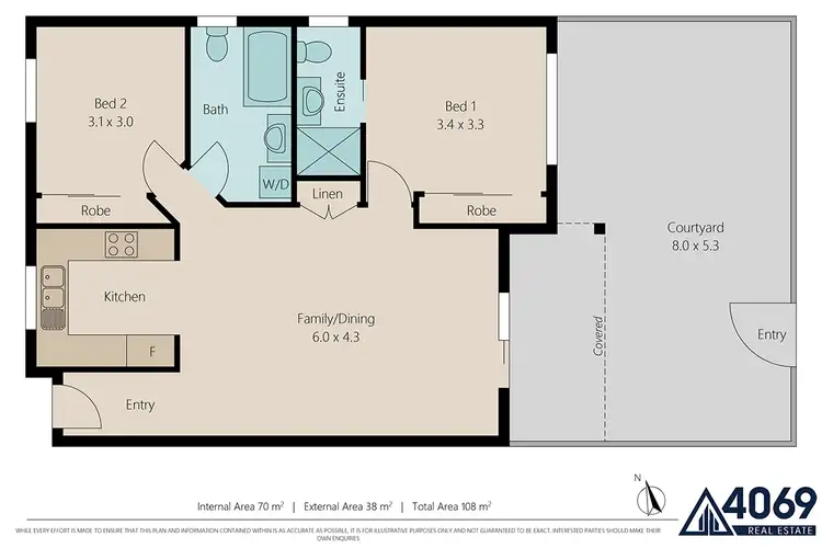Floorplan of Homely unit listing, 23/14 Le Geyt Street, Windsor QLD 4030