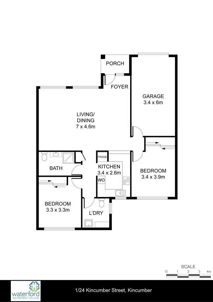 Floorplan of Homely retirement listing, 1/24 Kincumber Street, Kincumber NSW 2251
