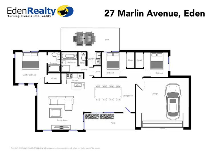 Floorplan of Homely house listing, 27 Marlin Avenue, Eden NSW 2551