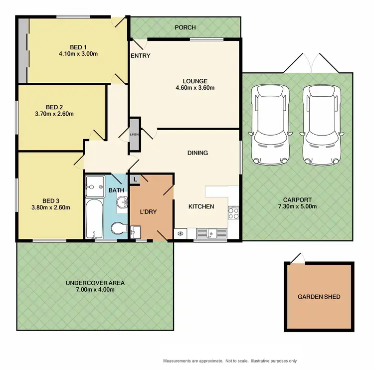 Floorplan of Homely house listing, 76 Jacaranda Street, West Albury NSW 2640