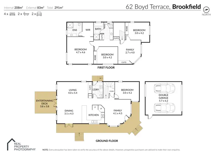 Floorplan of Homely house listing, 62 Boyd Terrace, Brookfield QLD 4069