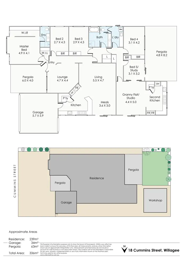 Floorplan of Homely house listing, 18 Cummins Street, Willagee WA 6156