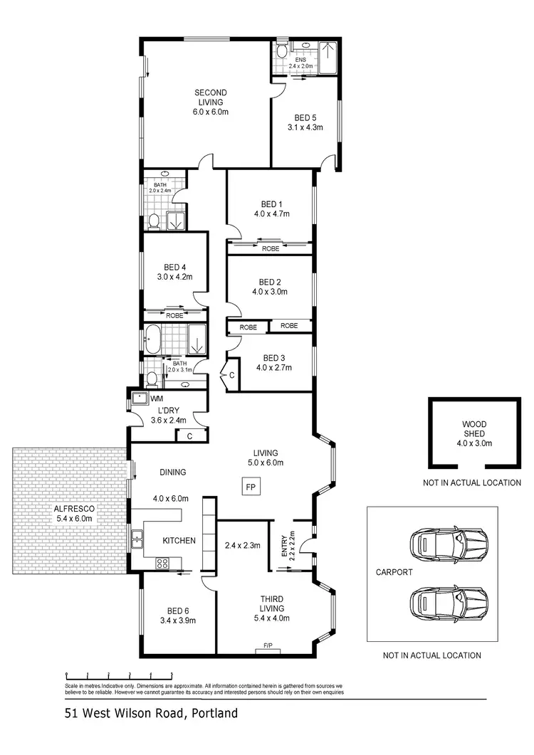 Floorplan of Homely rural property listing, 51 West Wilson Road, Portland VIC 3305