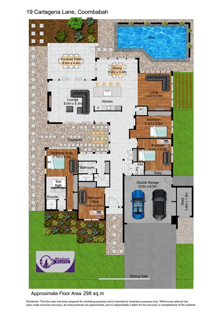 Floorplan of Homely house listing, 19 Cartagena Lane, Coombabah QLD 4216