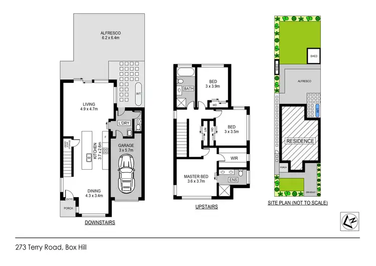 Floorplan of Homely house listing, 273 Terry Road, Box Hill NSW 2765
