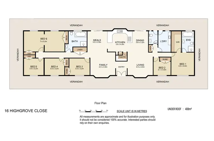 Floorplan of Homely house listing, 16-20 Highgrove Close, Chambers Flat QLD 4133