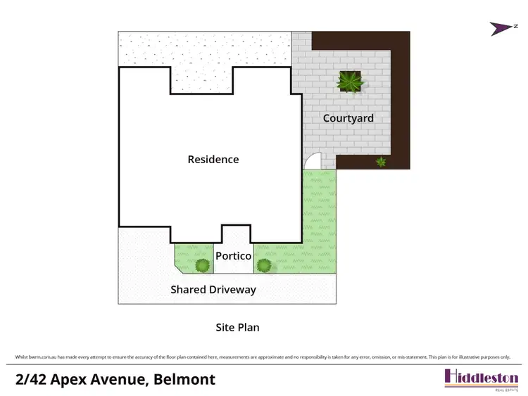 Floorplan of Homely townhouse listing, 2/42 Apex Avenue, Belmont VIC 3216