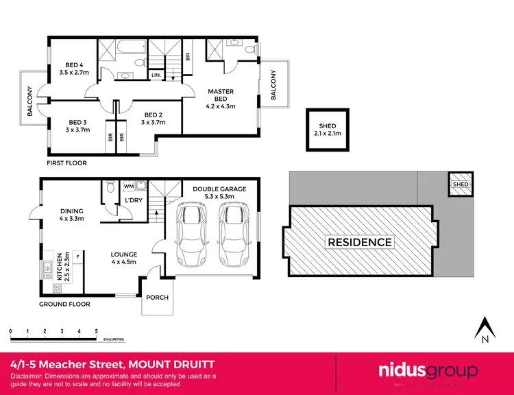 Floorplan of Homely townhouse listing, 4/1-5 Meacher Street, Mount Druitt NSW 2770