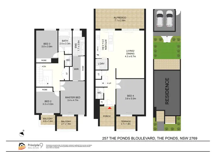 Floorplan of Homely house listing, 257 The Ponds Boulevard, The Ponds NSW 2769