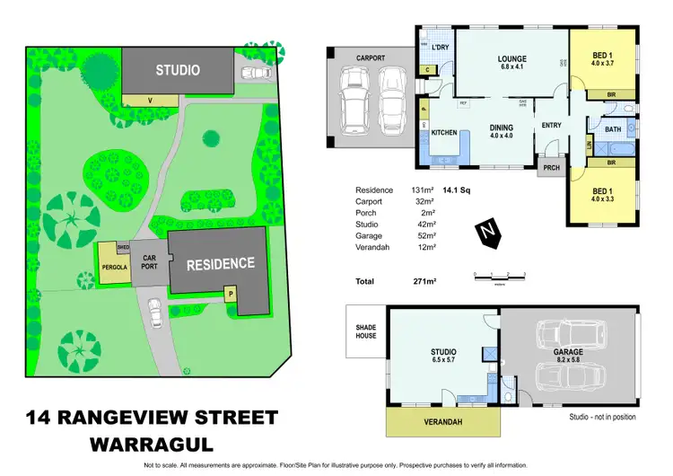 Floorplan of Homely house listing, 14 Rangeview Street, Warragul VIC 3820