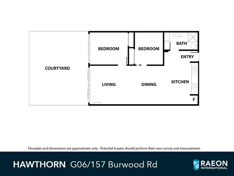 Floorplan of Homely apartment listing, 6/163 Burwood Rd, Hawthorn VIC 3122