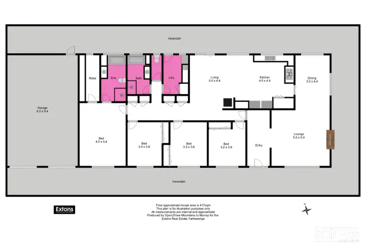 Floorplan of Homely house listing, 8-10 Austins Road, Bundalong VIC 3730