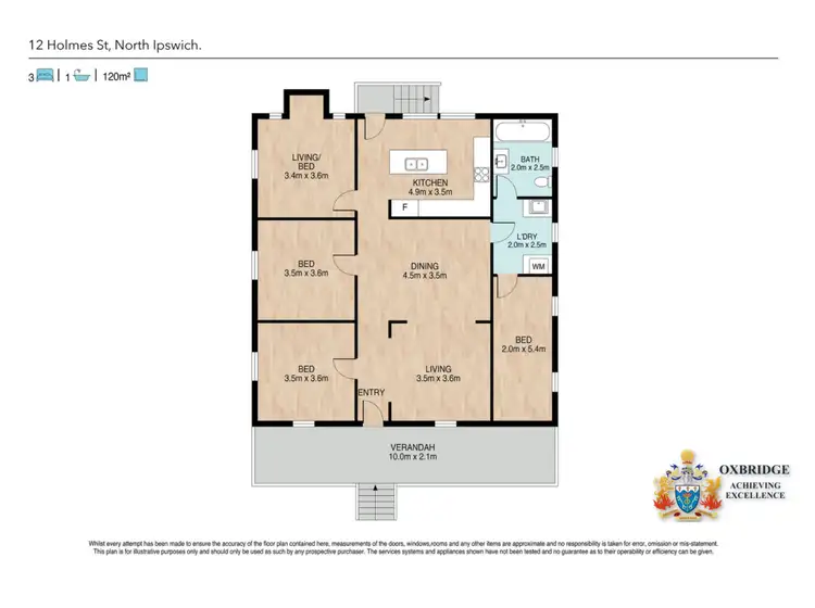 Floorplan of Homely house listing, 12 Holmes Street, North Ipswich QLD 4305