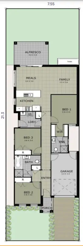 Floorplan of Homely house listing, 95 Croatia Avenue, Edmondson Park NSW 2174