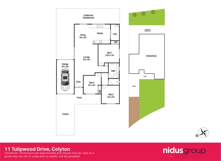 Floorplan of Homely house listing, 11 Tulipwood Drive, Colyton NSW 2760