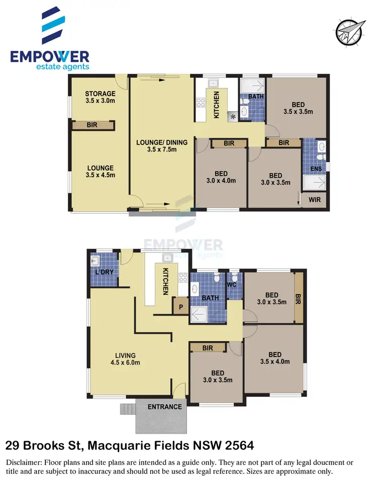 Floorplan of Homely house listing, 29 Brooks Street, Macquarie Fields NSW 2564