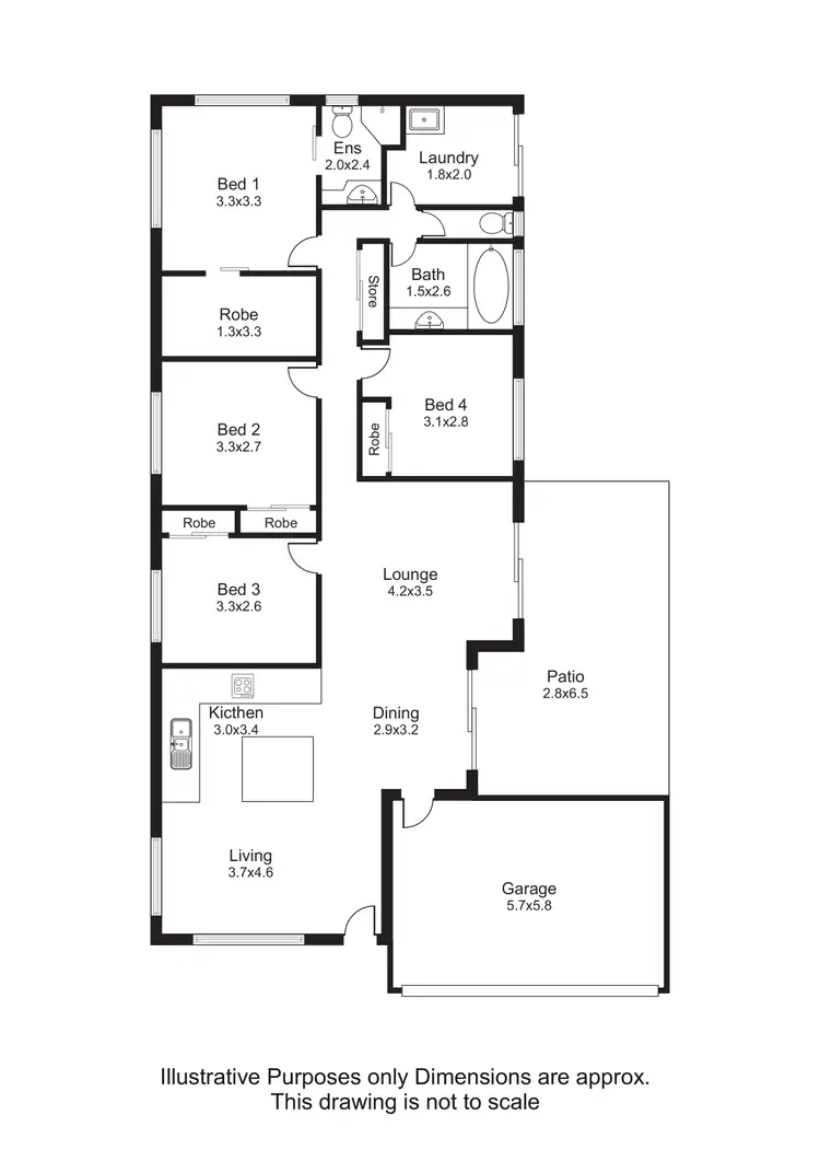Floorplan of Homely house listing, 16 Hetherton Street, Smithfield QLD 4878