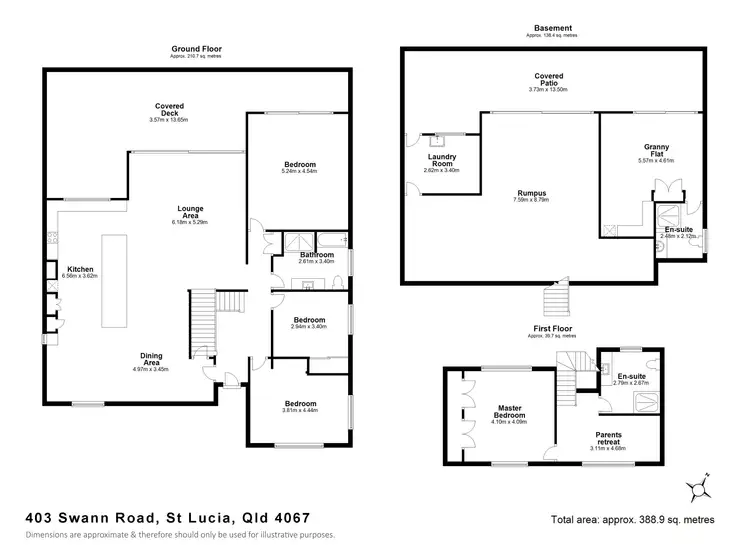 Floorplan of Homely house listing, 403 SWANN ROAD, St Lucia QLD 4067