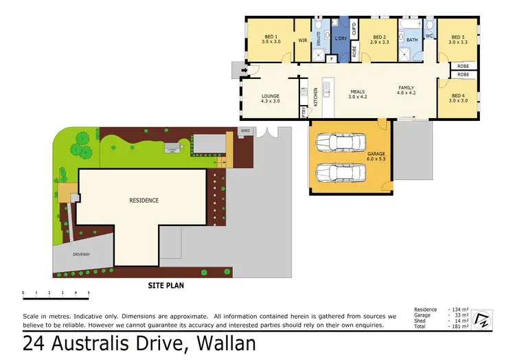 Floorplan of Homely house listing, 24 Australis Drive, Wallan VIC 3756