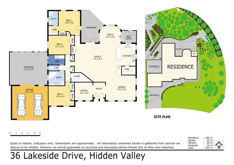 Floorplan of Homely house listing, 36 Lakeside Drive, Hidden Valley VIC 3756
