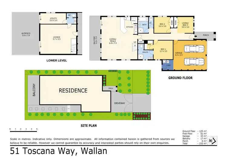 Floorplan of Homely house listing, 51 Toscana Way, Hidden Valley VIC 3756