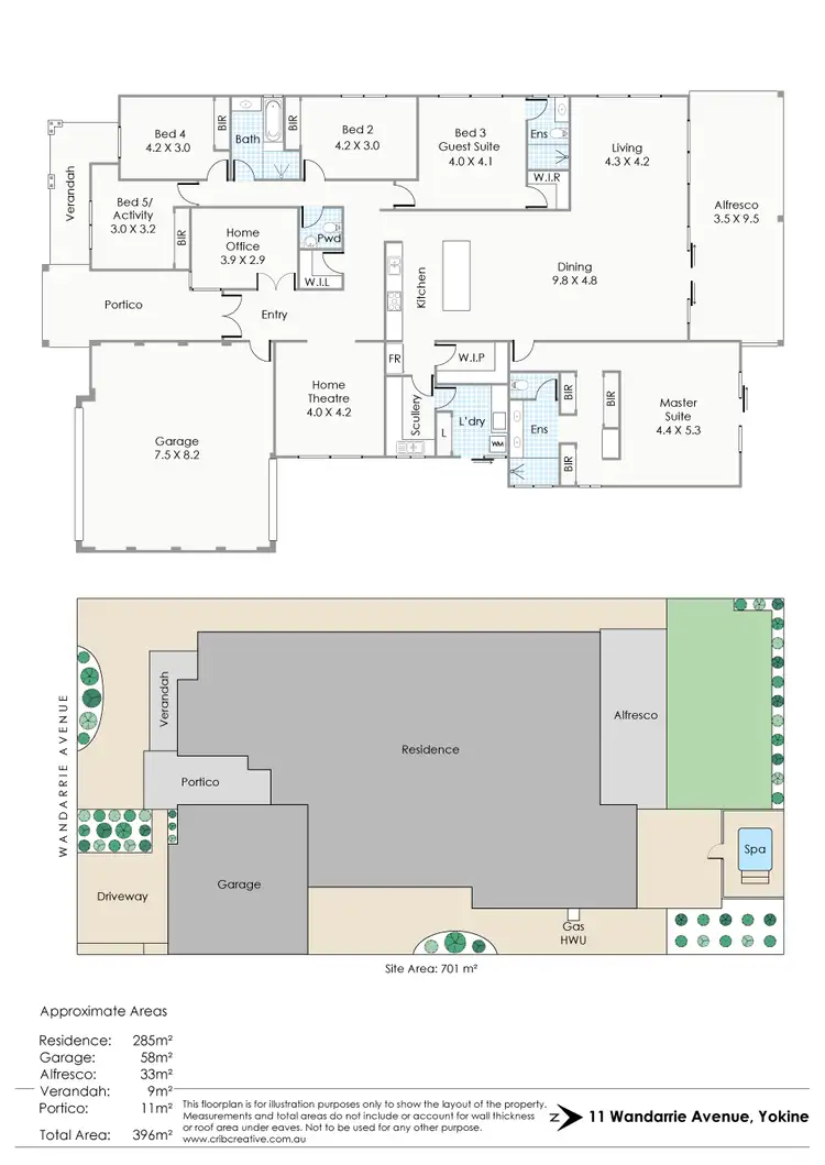 Floorplan of Homely house listing, 11 Wandarrie Avenue, Yokine WA 6060