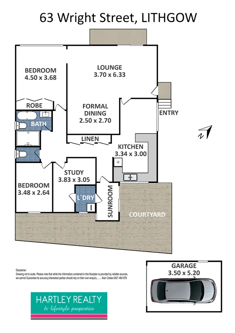 Floorplan of Homely house listing, 63 Wrights Road, Lithgow NSW 2790