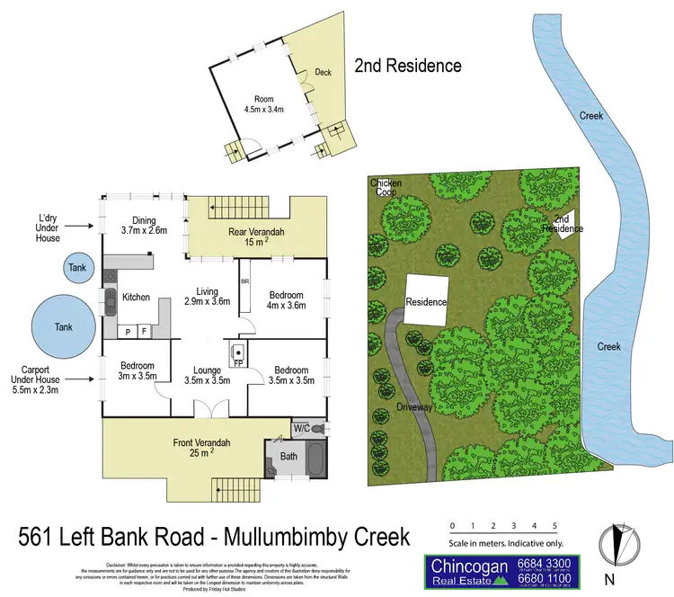 Floorplan of Homely rural property listing, 561 Left Bank Road, Mullumbimby Creek NSW 2482